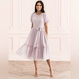 RACHEL PARCELL LAVENDER SUMMER DRESS